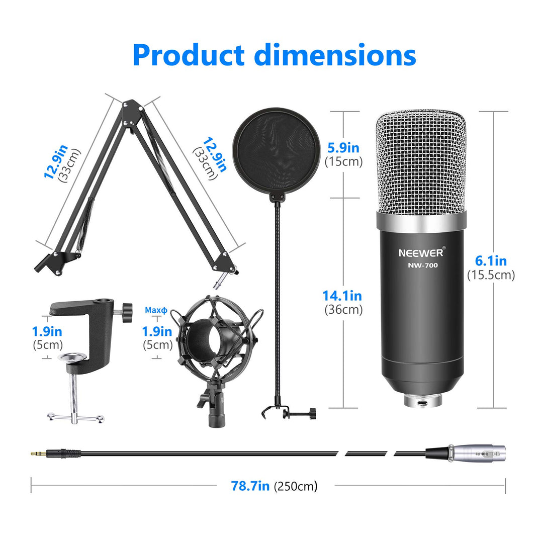 Neewer NW-700 Professional Studio Broadcasting Recordin