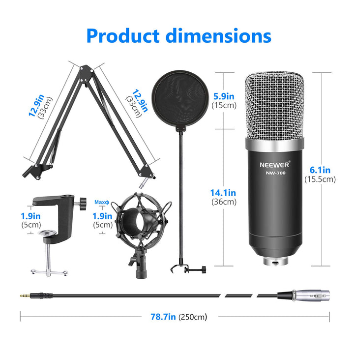 Neewer NW-700 Professional Studio Broadcasting Recordin