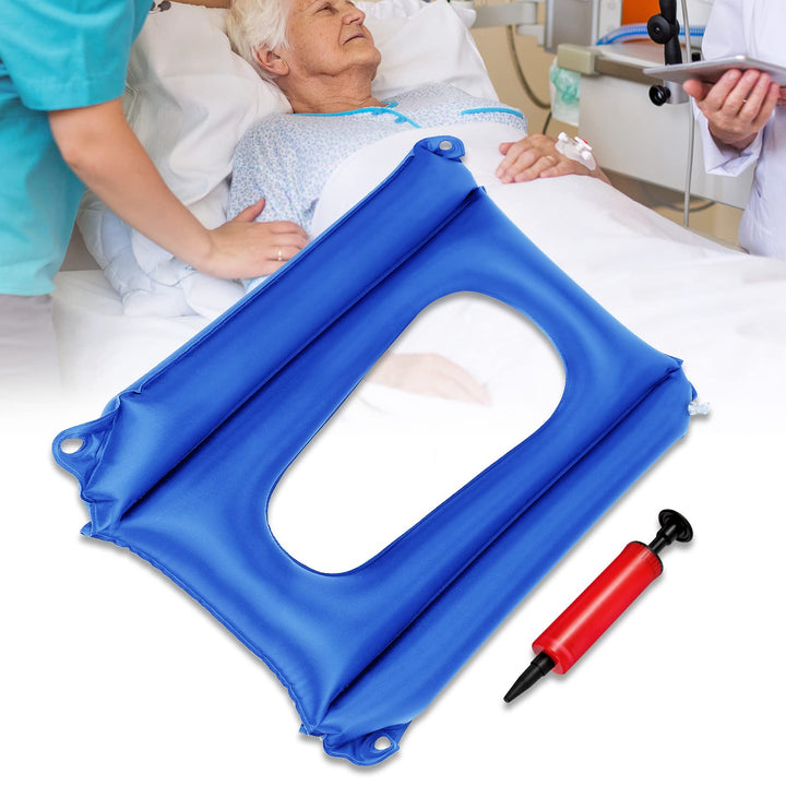 Namalu Bed Sore Cushions for Butt Inflatable Bed Sore Pads Nursing Bed Pad to Prevent Treatment for Bed Sores on Buttocks for Elderly Bedridden Disabled, Breathable and Comfort for Pain Relife(Blue)