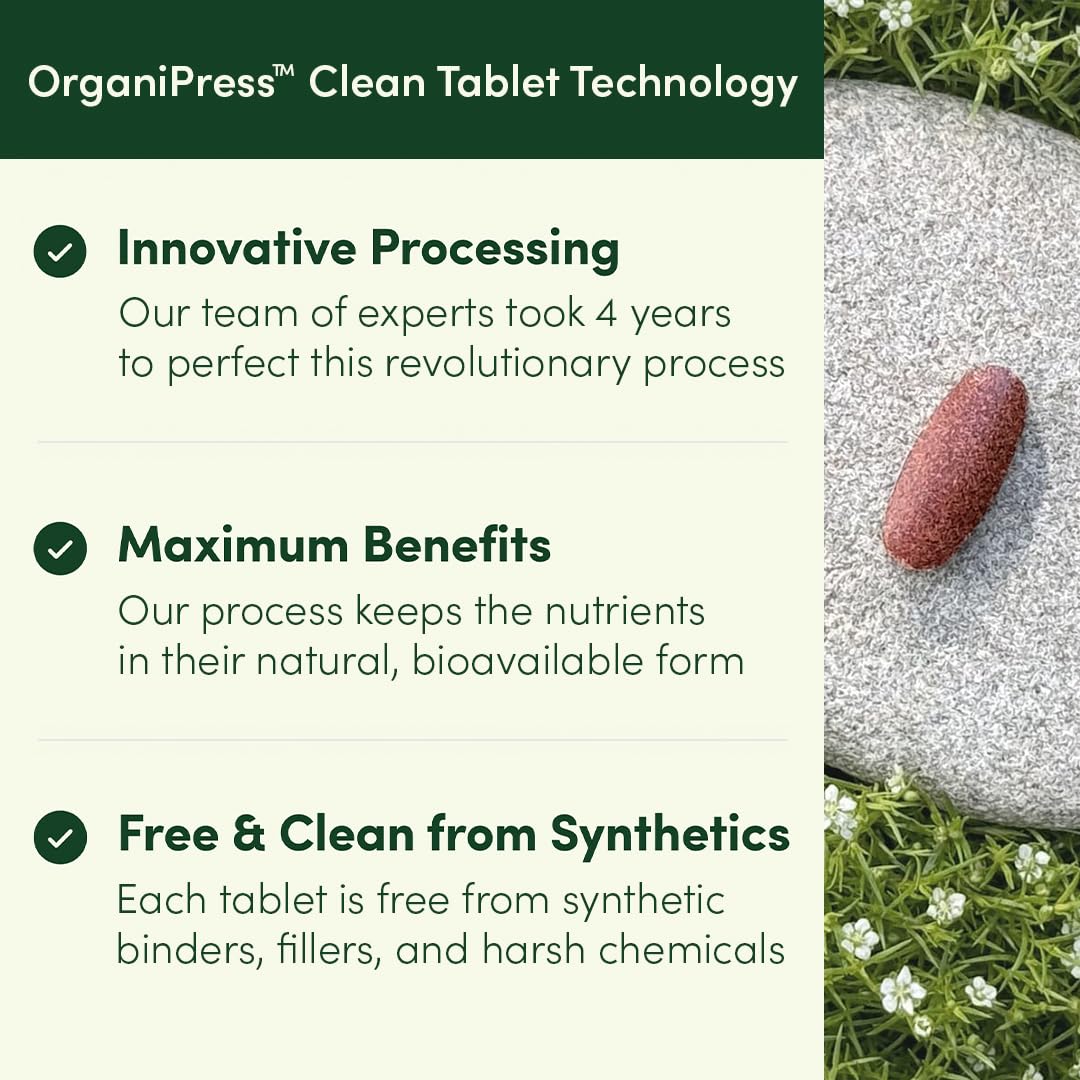 Once Daily Multivitamin for Men 50, 19 Vitamins from Herbs &amp; Superfoods, Supports Prostate Health, Energy Levels, and Strong Bones, 60 Count