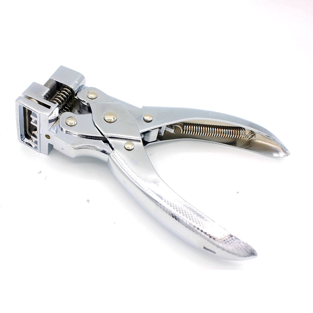 Heavy Duty Steel Handheld Hanger Hole Punch Airplane Hole Punch Euro Slot Punch Butterfly Hole Punch T-Hook Clamp Pliers for Paper PVC Card