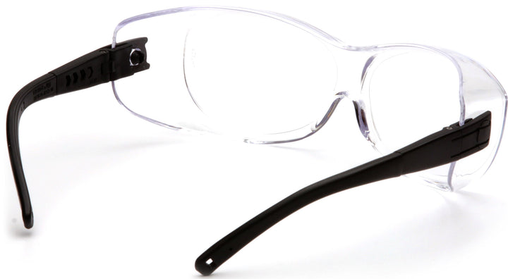 Pyramex OTS XL Safety Eyewear Black Temples Indoor/Outd