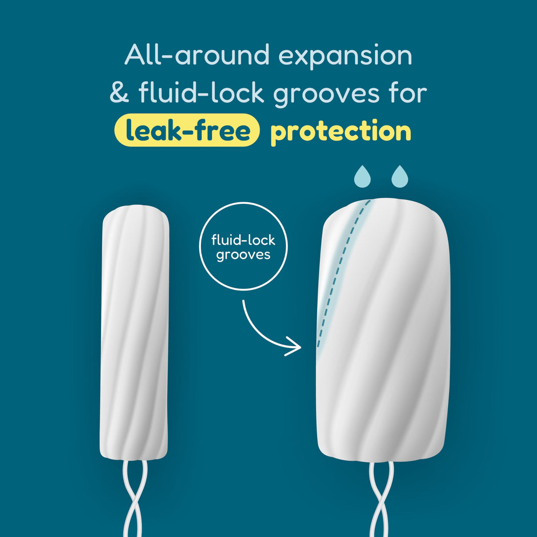o.b. Tampons Multipack | Non-Applicator Tampon, Unscent