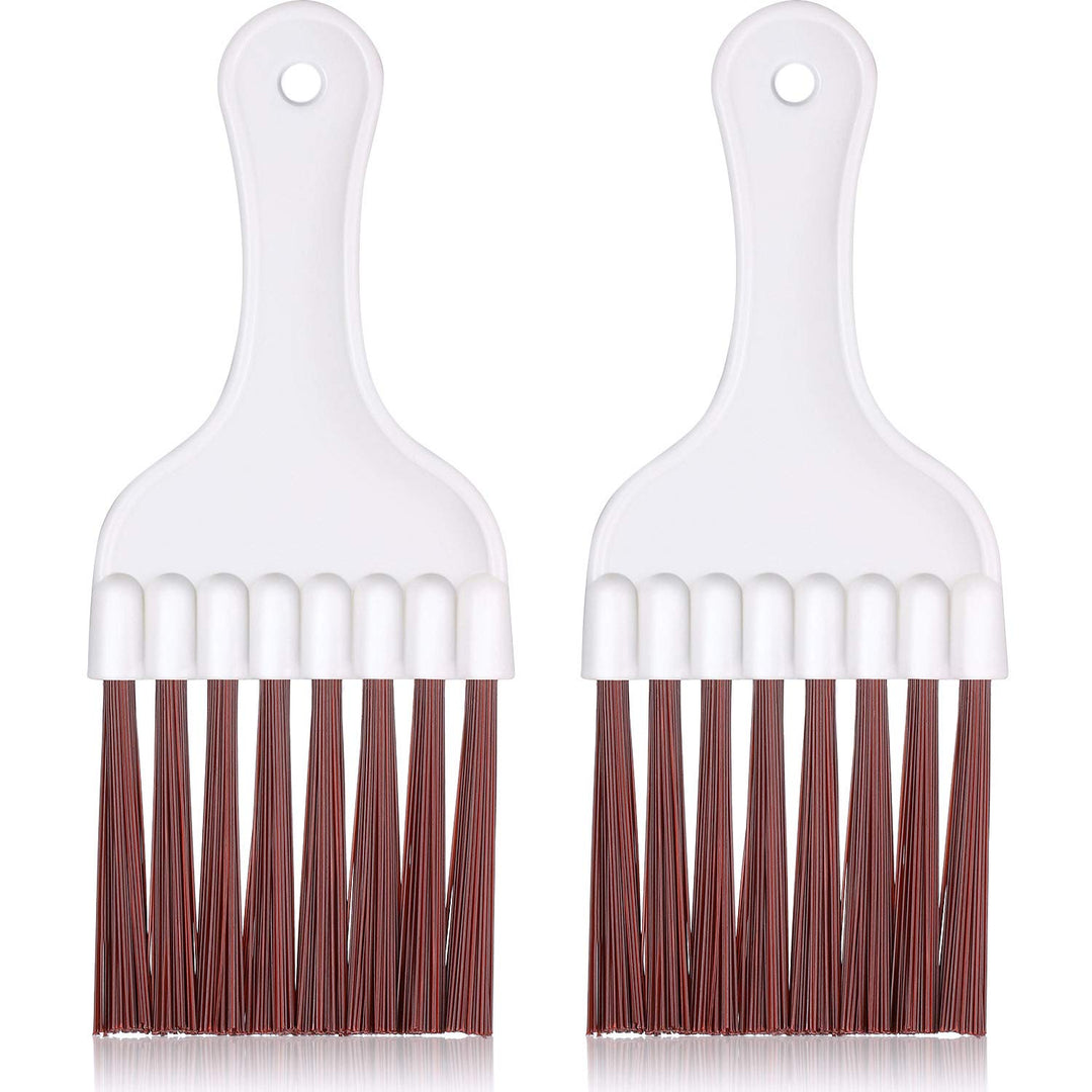 Air Conditioner Condenser Fin Brush Ac Coil Cleaner Brush Refrigerator Coil Cleaning Brush Whisk Brush Fin Comb Brush(2)