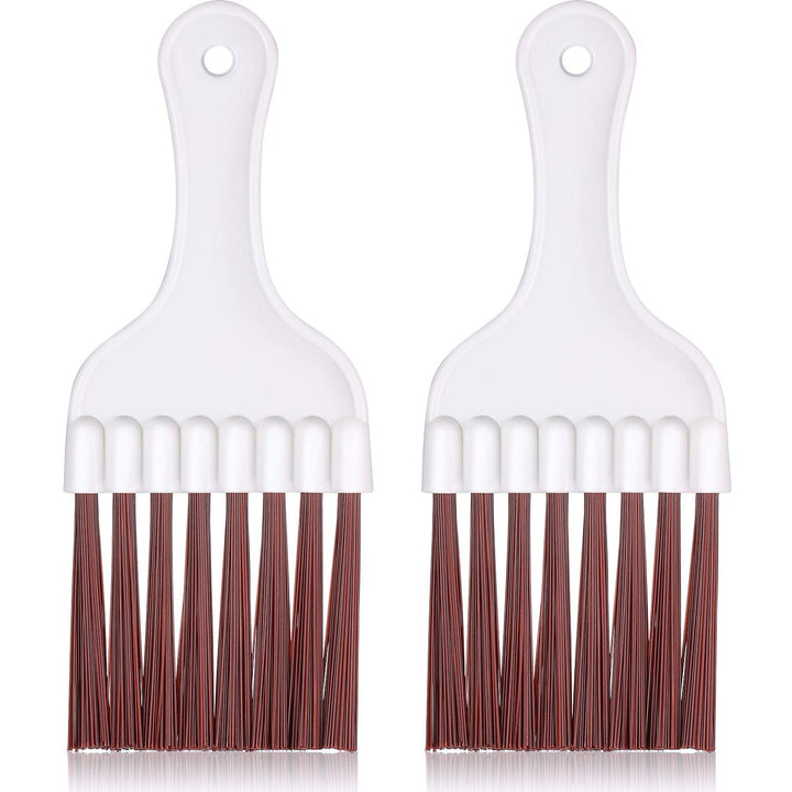 Air Conditioner Condenser Fin Brush Ac Coil Cleaner Brush Refrigerator Coil Cleaning Brush Whisk Brush Fin Comb Brush(2)