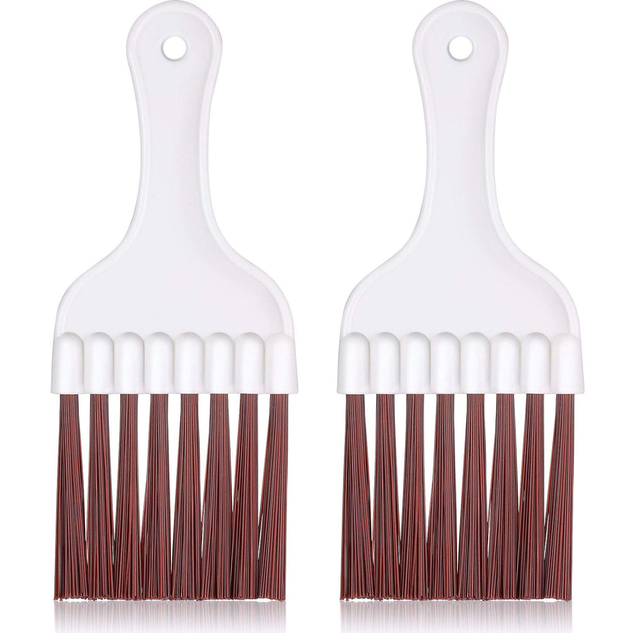 Air Conditioner Condenser Fin Brush Ac Coil Cleaner Brush Refrigerator Coil Cleaning Brush Whisk Brush Fin Comb Brush(2)