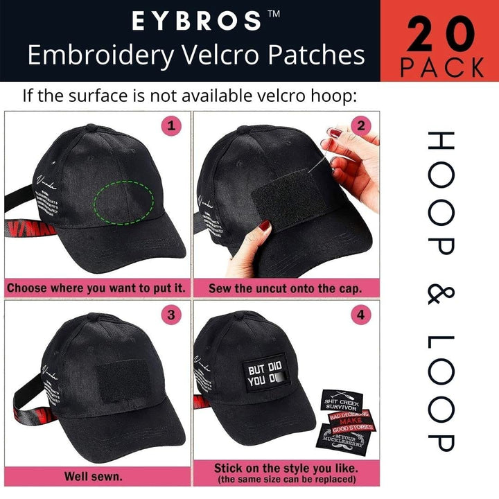 Tactical Morale Patch, 20 Bundle-Set, Military Patches Funny for Backpacks Hat Army Gears Etc.