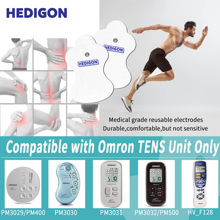 Compatible with Omron tens Unit 3Pairs(6PCS)Electrode G