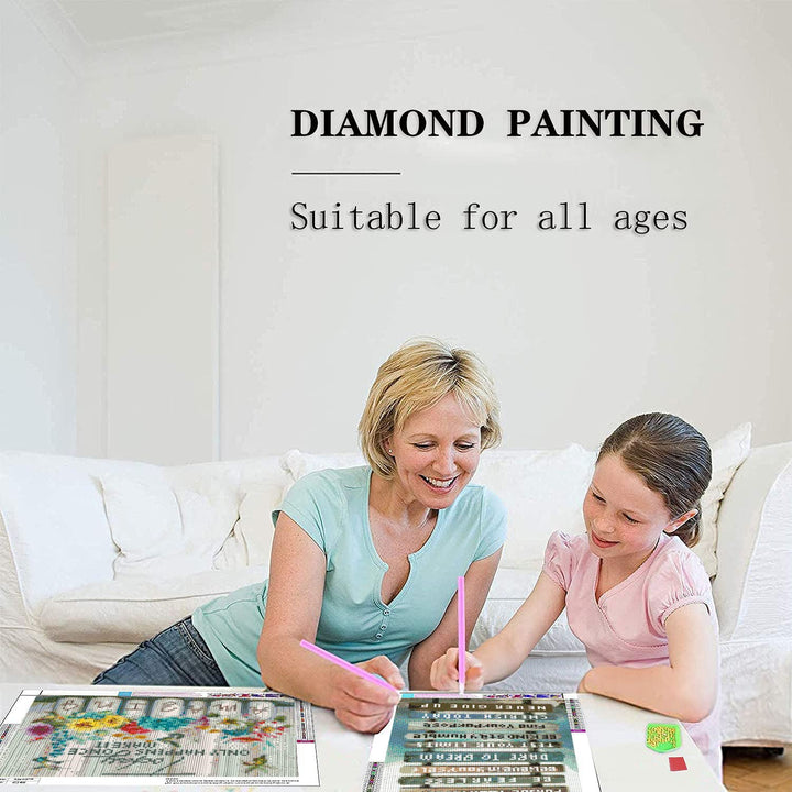 Giraffe Diamond Painting Kits, 5D Diamond Art Kits Full Drill Diamond Painting Kits for Adults Kids Beginner, Painting with Diamonds Arts and Crafts for Adults Home Wall Decor 12X 16 inch