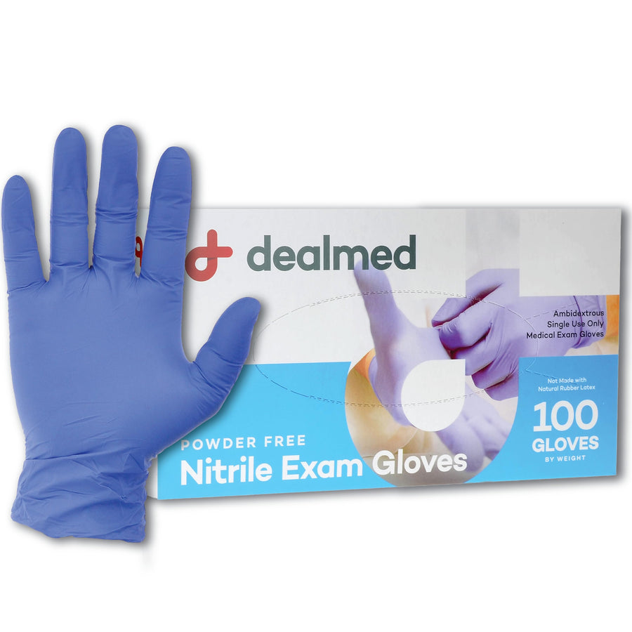 Dealmed Medical Exam Gloves ââ‚¬â€œ 100 Count Large Nit