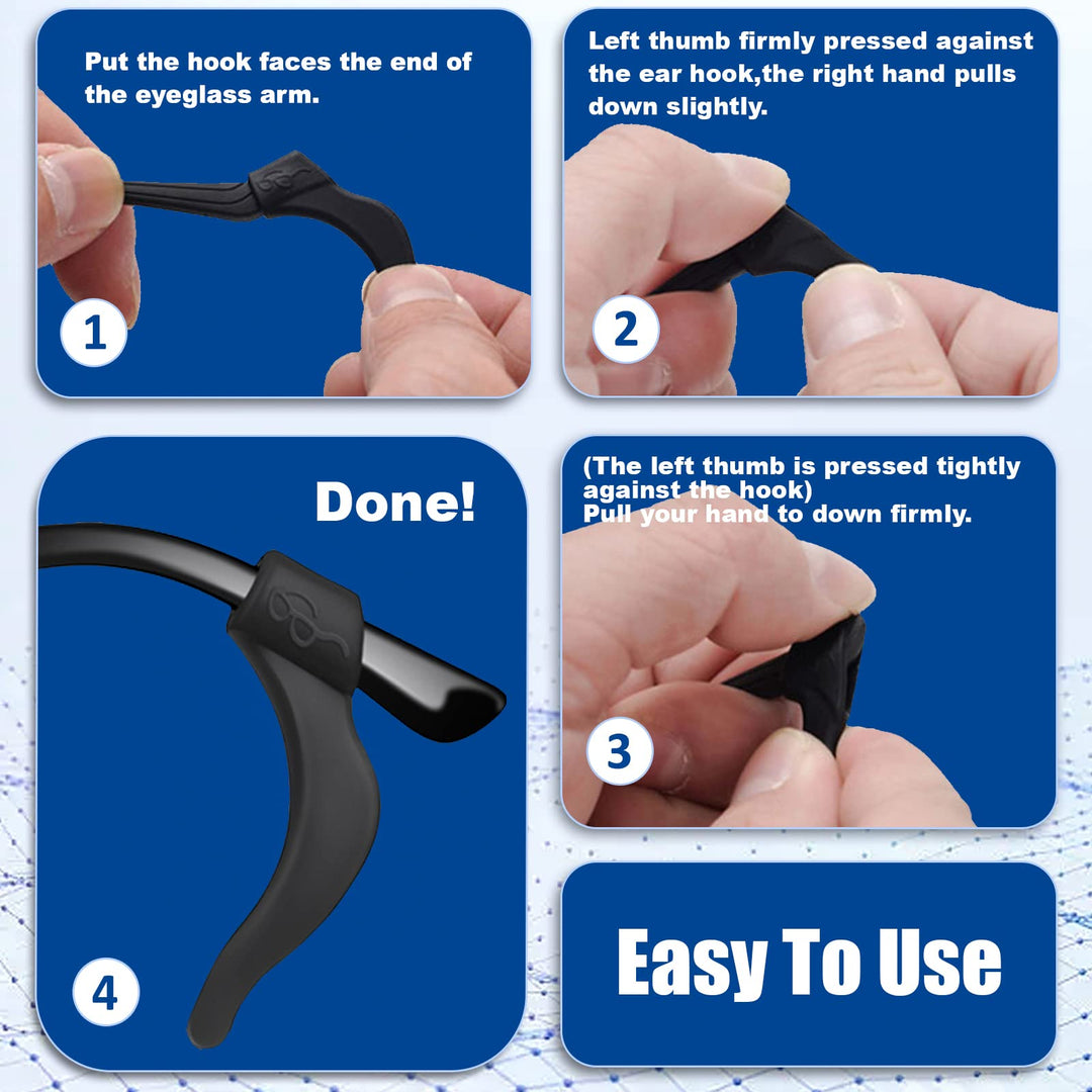 SMARTTOP Eyeglass Ear Grip-20 Pairs eye glasses ear gri