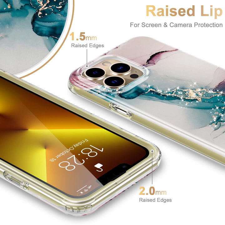 Esdot for iPhone 13 Pro Max Case with Built-in Screen P