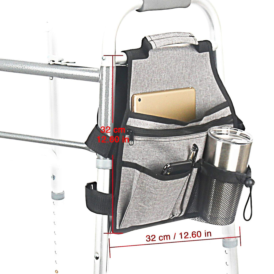 Side Walker Bags,Walker Organizer Pounch for Rollator a