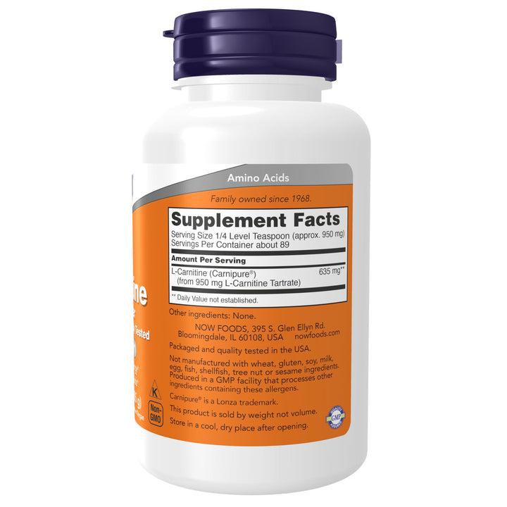 Now Foods L-Carnitine, Pure Powder 3 Oz