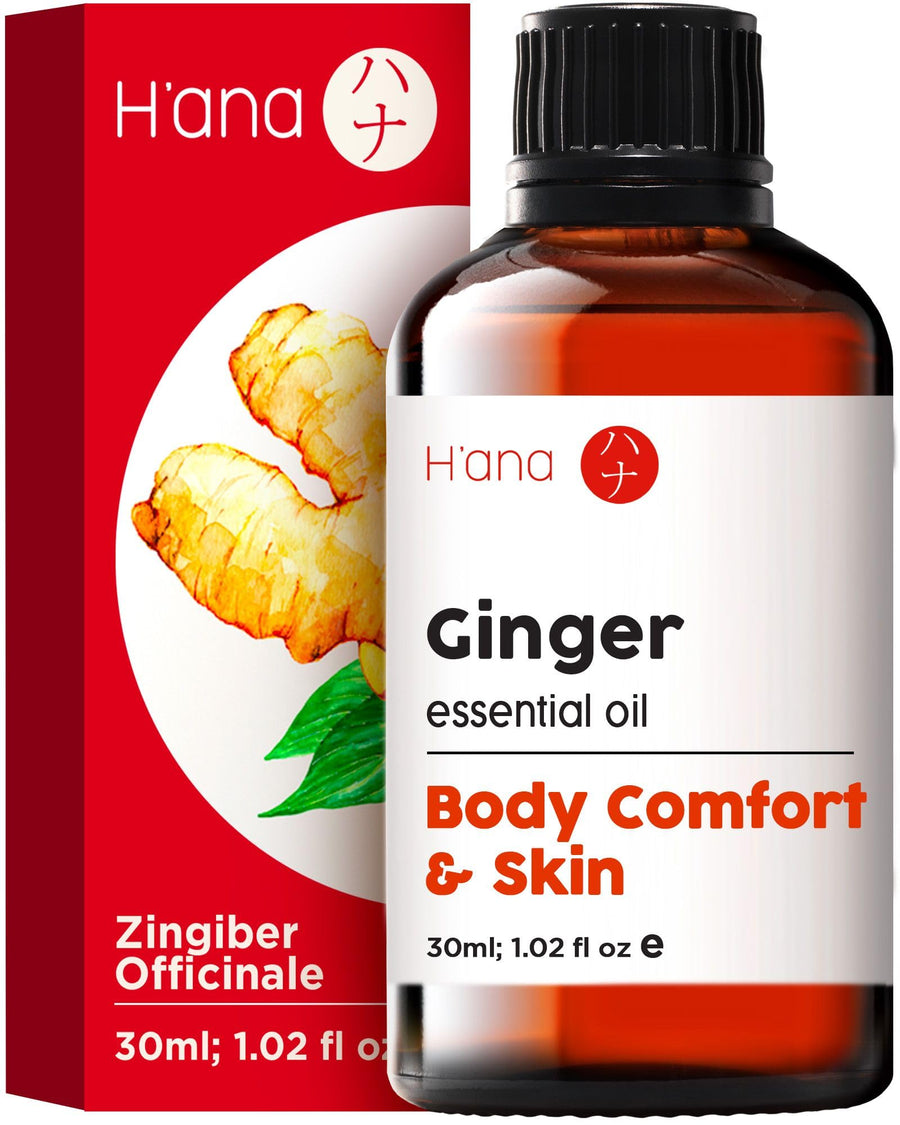 Ginger Essential Oil - 100% Pure Therapeutic Grade for 