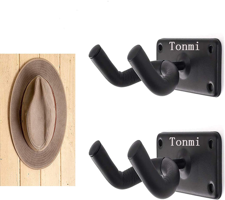 Hat Hanger Rack/Cowboy Hat Rack/Hat Rack for Wall/Cowboy Hat Holder/Hat Display Stand/Cowboy Hat Holder Wall Mount/Guitar Hanger/Cowboy Hat Display &amp; Storage Hanger - No Hat, 2-Pcs