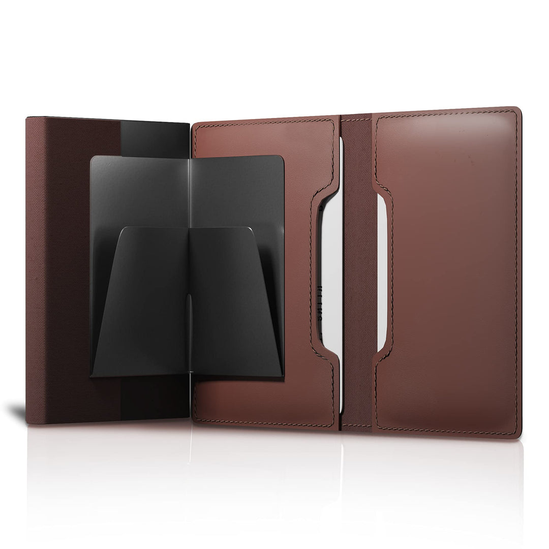 ANOVUS AirTag Wallet (Brown) | Trackable Wallet with Ai