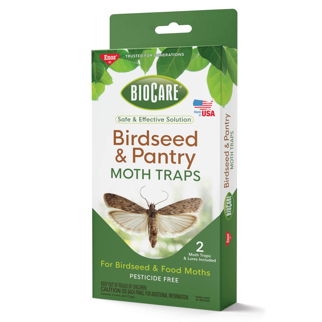 BioCare Birdseed &amp; Pantry Moth Traps, Attracts and Kills Birdseed &amp; Pantry Moths, Non-Toxic, Pack of 2