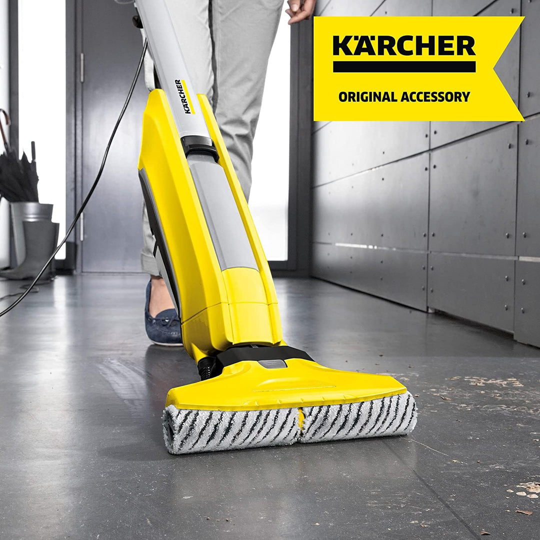 FC Stone and Tile Rollers for Karcher FC3, FC5, FC7 Electric Floor Cleaner Mop, Microfiber Rollers - 2 Pack