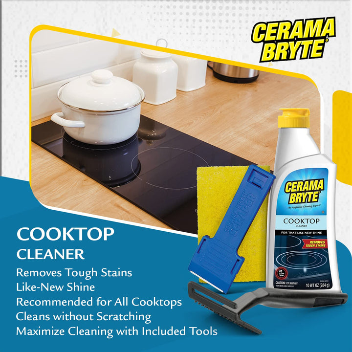 Cerama Bryte Combo Kit POW-R Grip, Scraper, Pad &am