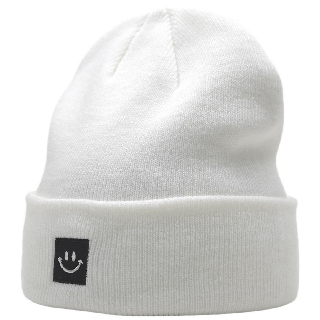 Beanie Hats for Men Women White
