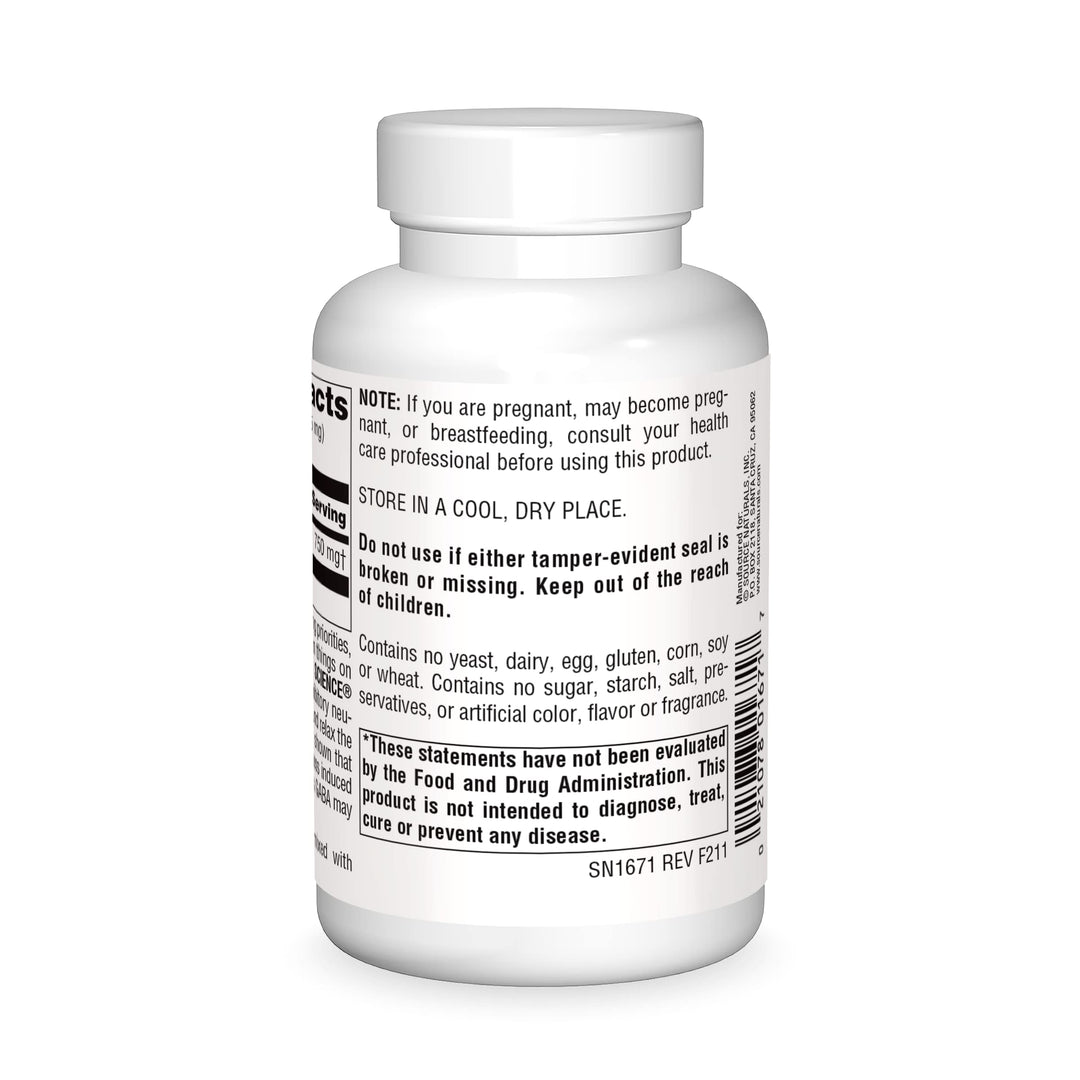 Source Naturals Serene Science GABA, Calm Mind - 4 oz P