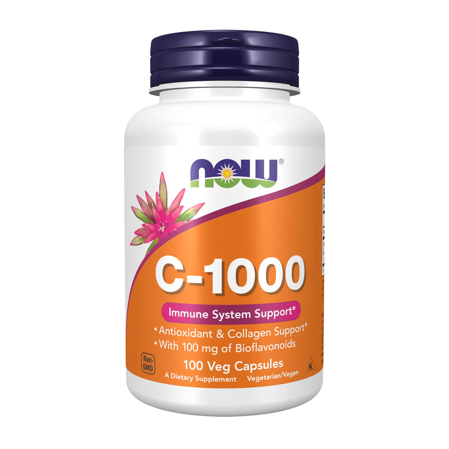 NOW Foods Supplements, Vitamin C-1,000 with 100 mg of B