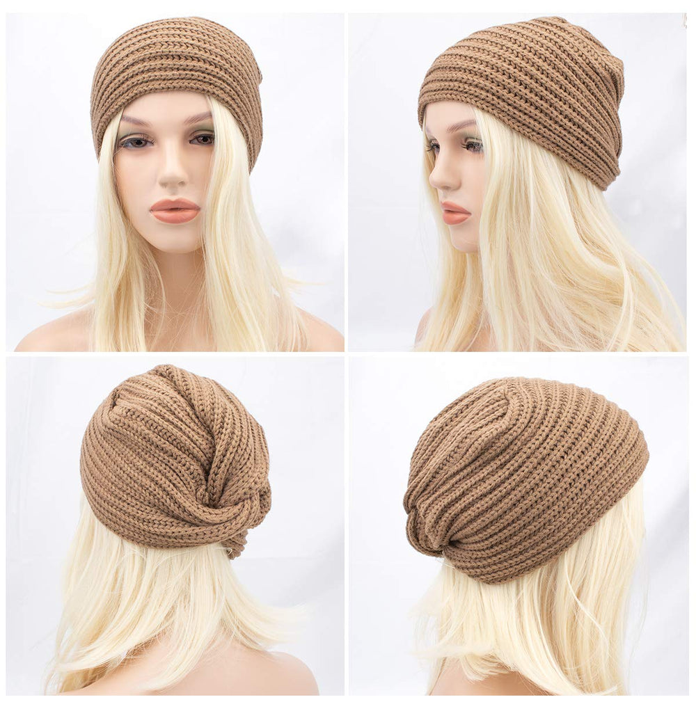 3pcs Womens Winter Hats, Beanie Hat for Women, Knit Hat