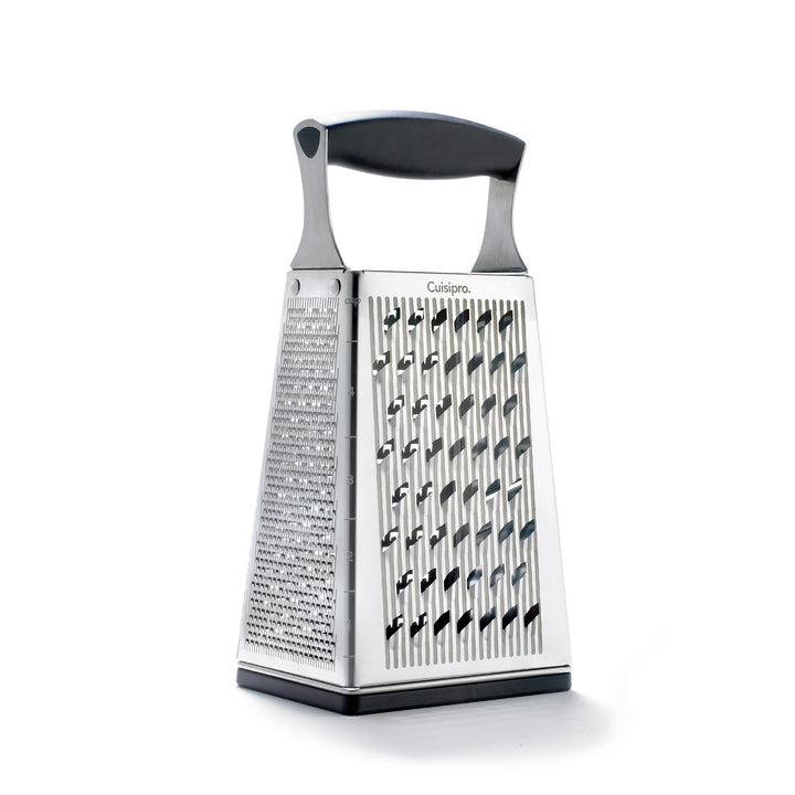 4 Sided Box Grater, Regular, Stainless Steel