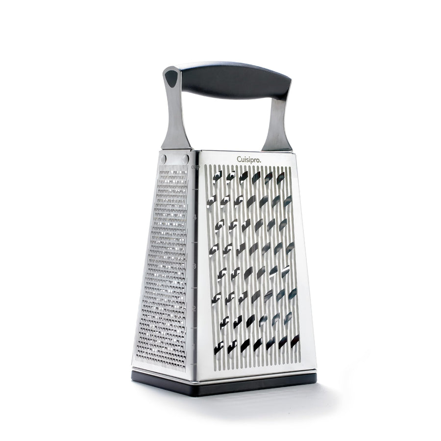 4 Sided Box Grater, Regular, Stainless Steel