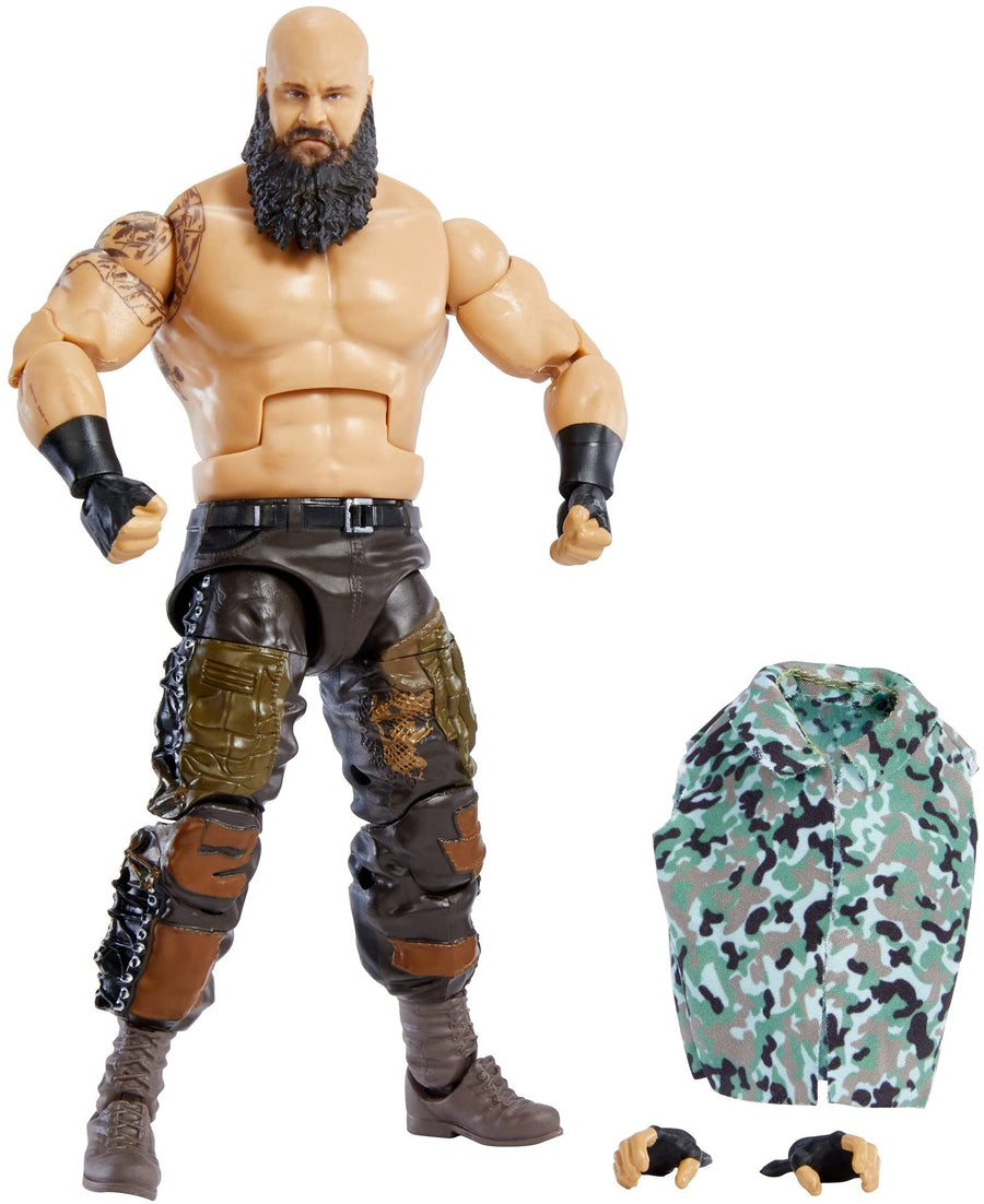WWE MATTEL Braun Strowman Elite Collection Series 86 Action Figure 6 in Posable Collectible Gift Fans Ages 8 Years Old and Up