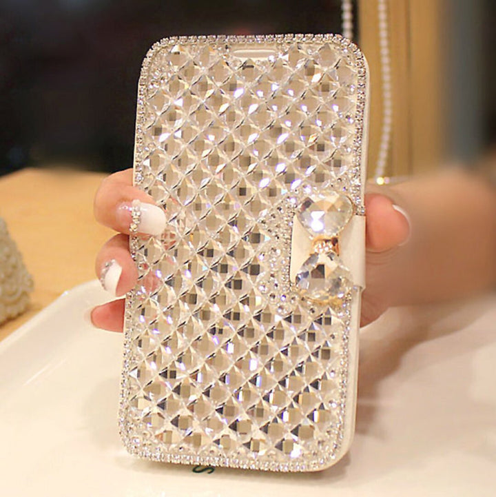 Bonitec iPhone 13 Pro Max Wallet Case - Luxury Glitter 