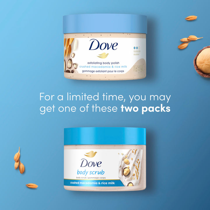 Dove Exfoliating Body Polish Body Scrub Kiwi & Aloe 10.5 oz