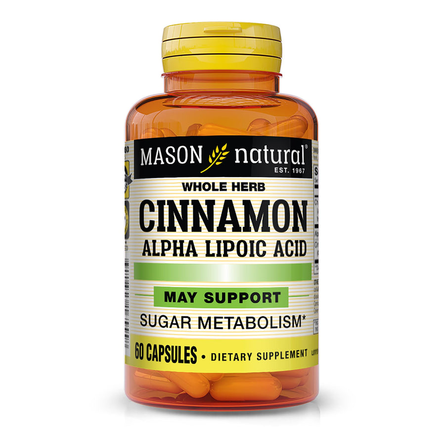 Mason Natural Cinnamon Alpha Lipoic Acid Complex Capsul