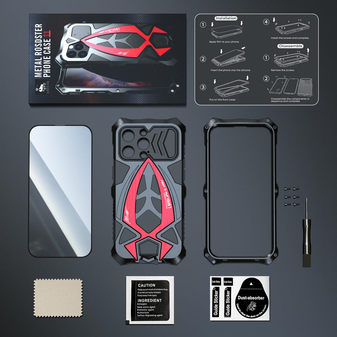 Metal Armor Compatible with for iPhone 13 Pro Max Case 