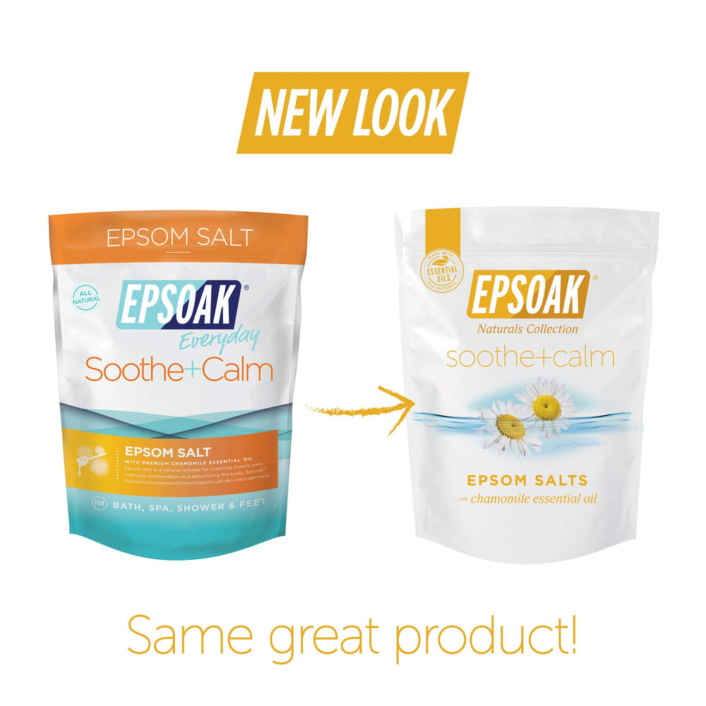 Epsom Salt | 2 lb. Soothe + Calm - For Bath, Spa, Shower & Feet (Everyday Epsom Salts) : Soothe + Calm - 2 lb. Bag