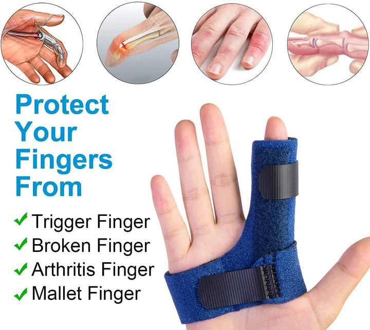 Sumifun Finger Brace, Trigger Finger Splint for Index M