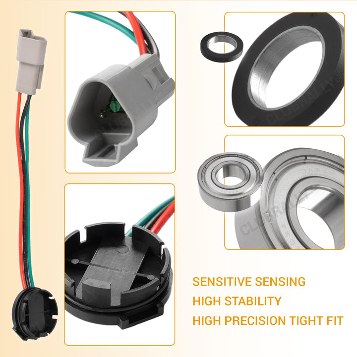 Club Car Speed Sensor and GE Magnet Golf Cart DS IQ &amp; Precedent with GE Motor Only, OEM#102265601