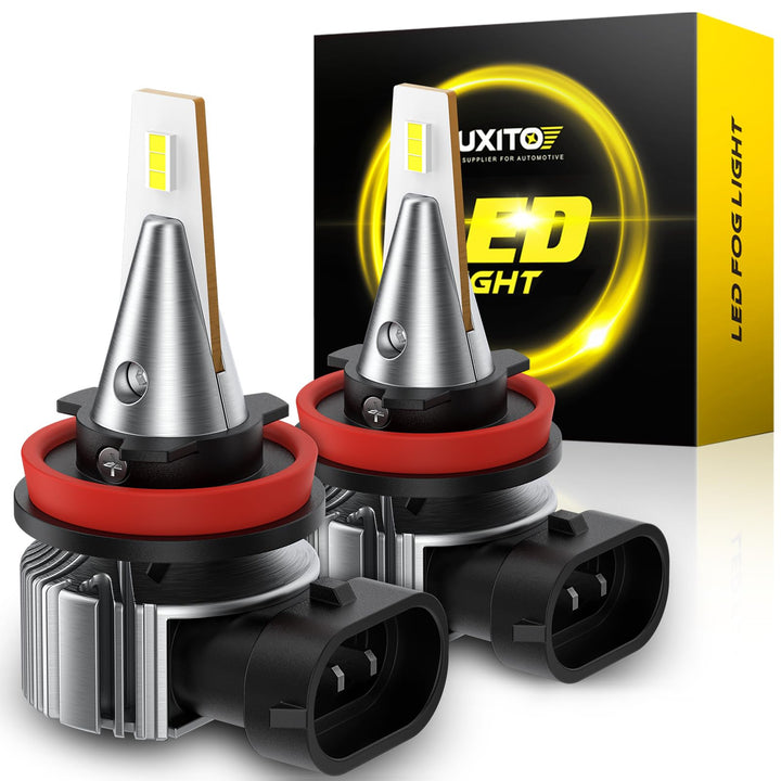 AUXITO Upgraded H11/H8/H16 LED Fog Light Bulbs with CSP