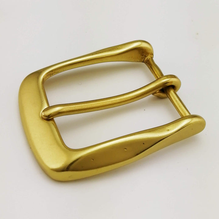 1.5(38mm) Heavy Duty Solid Brass Single Prong Square Belt Buckle