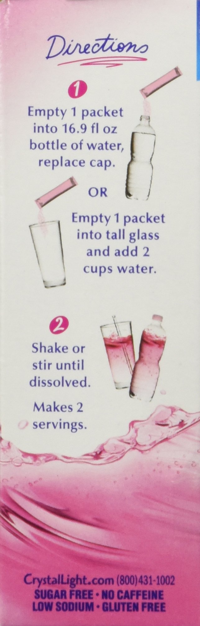 On The Go Pink Lemonade Drink Mix, 10 ct, pack of 2