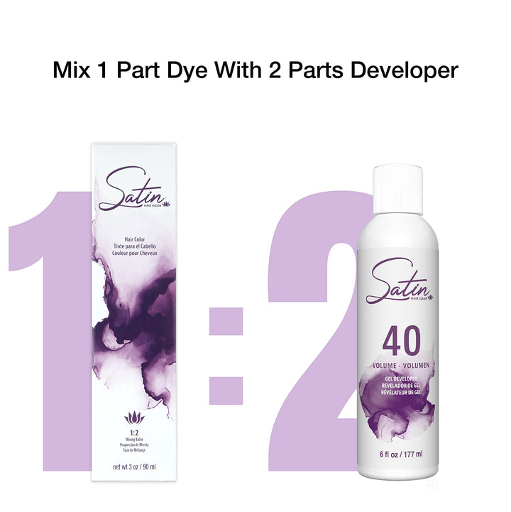 Satin Color #3N Dark Brown 3oz