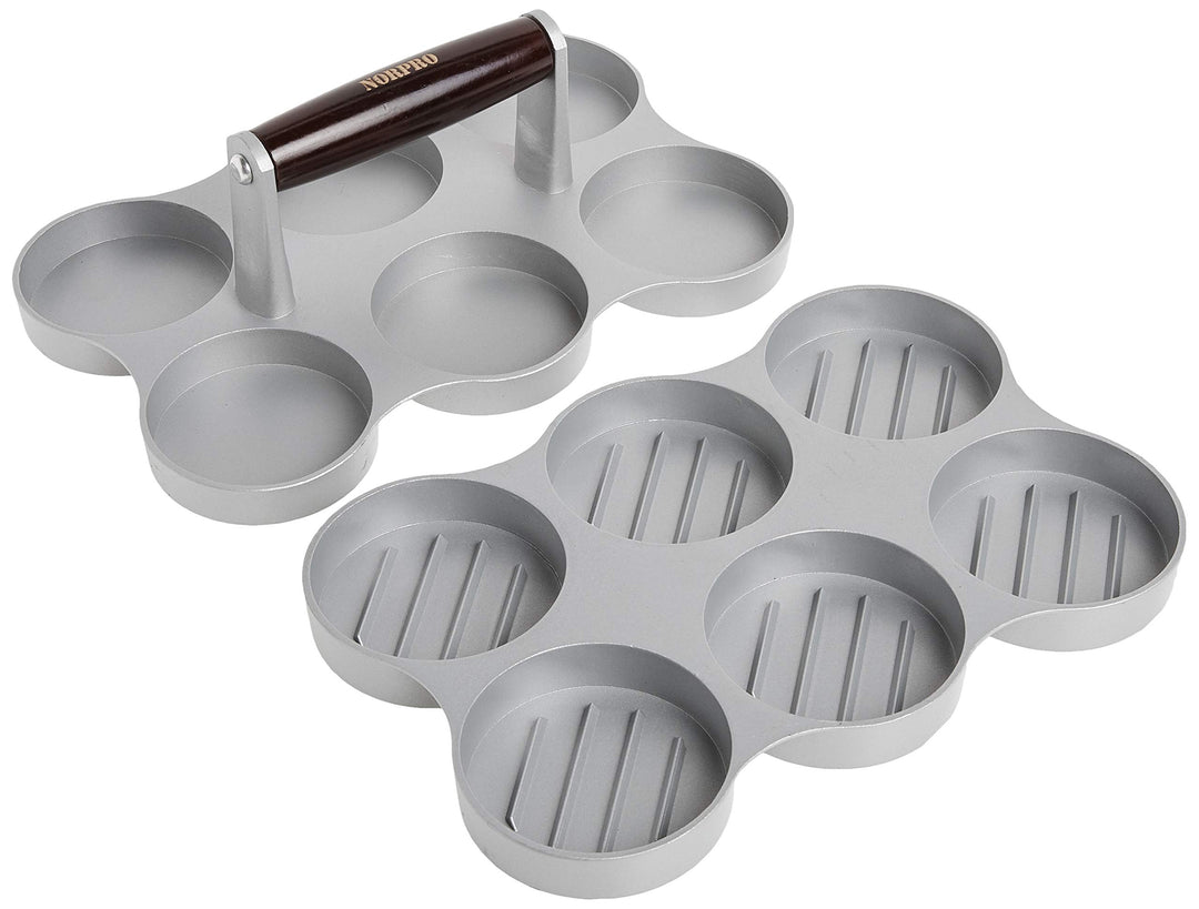 Norpro Mini Burger Press, 1 EA, gray
