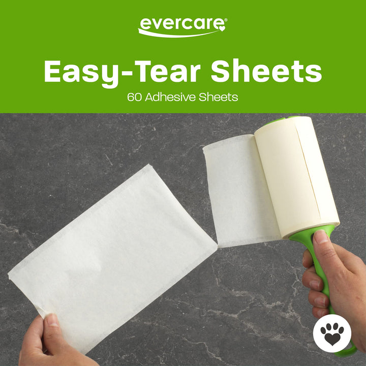 Evercare Giant Extreme Stick Lint Roll Refills, 60 Coun