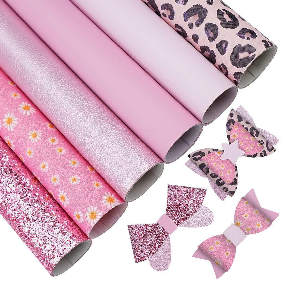 6 Pieces/Set 8x12 Inch (21cm x 30cm) A4 Bundle Leather 