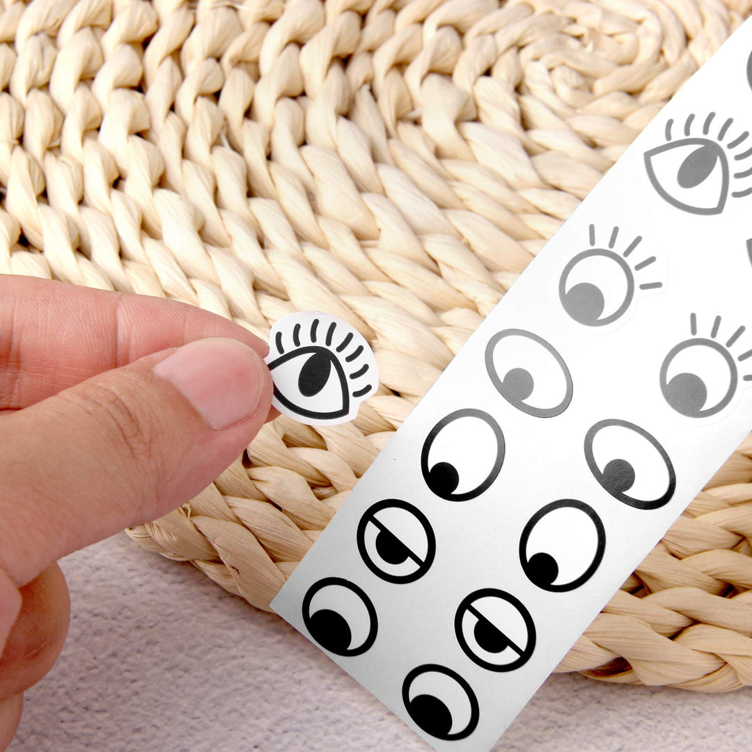 2000 Pieces Eye Stickers Labels. Eyes Self Adhesive Sti