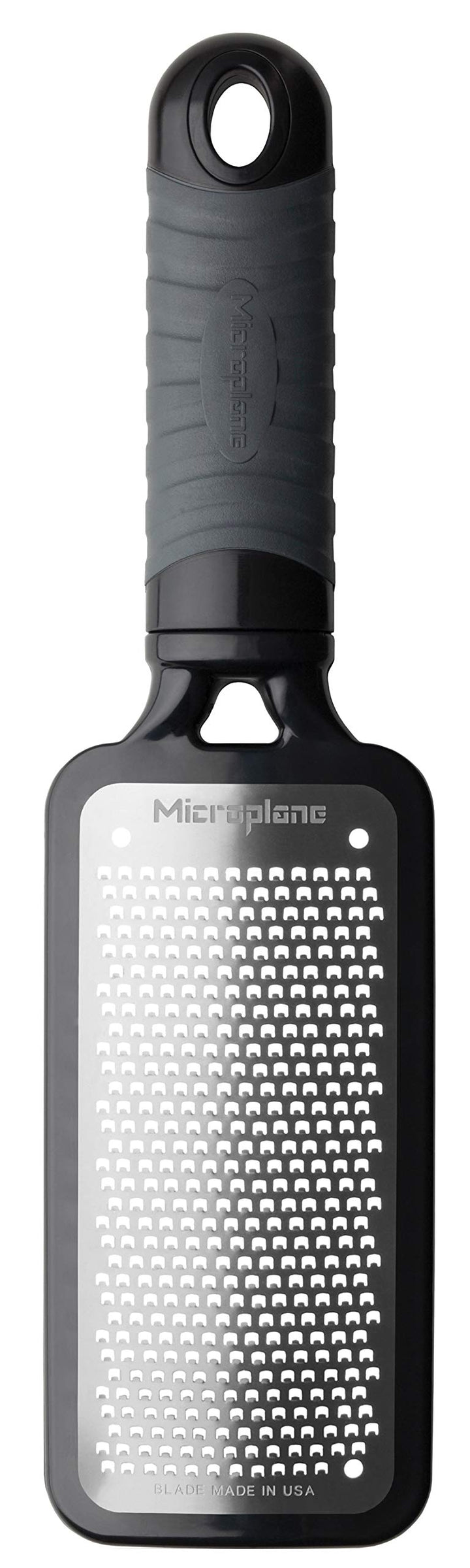 Home Series Fine Cheese Grater - Surgical Stainless Steel for Fine Grating (Black)