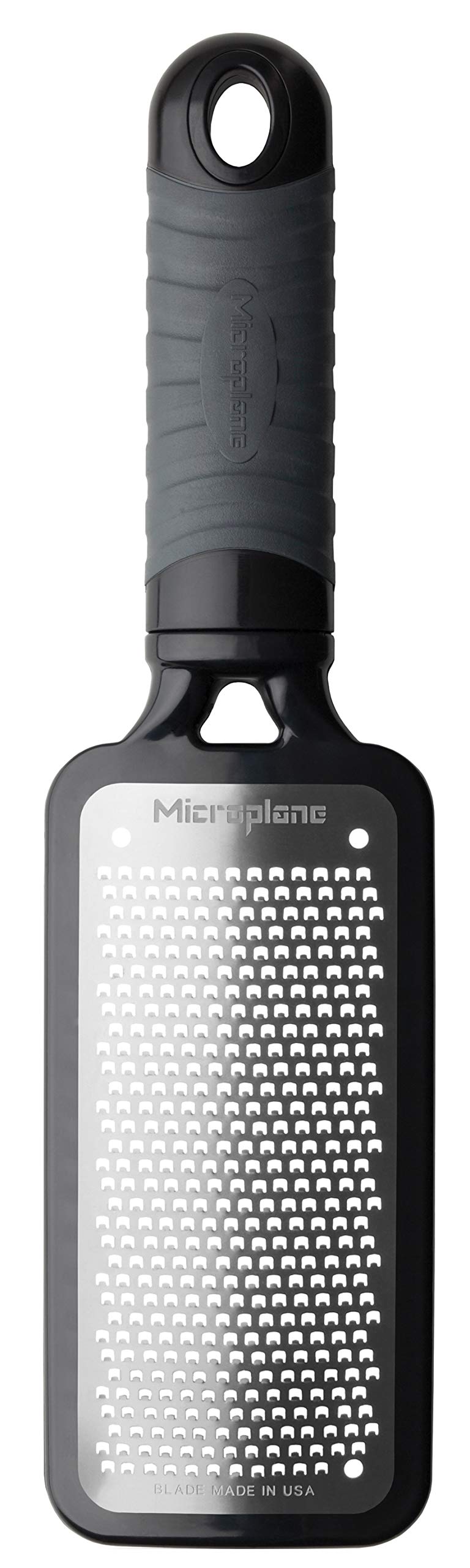 Home Series Fine Cheese Grater - Surgical Stainless Steel for Fine Grating (Black)
