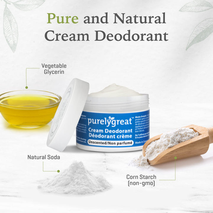 Natural Deodorant Aluminum Free Unscented