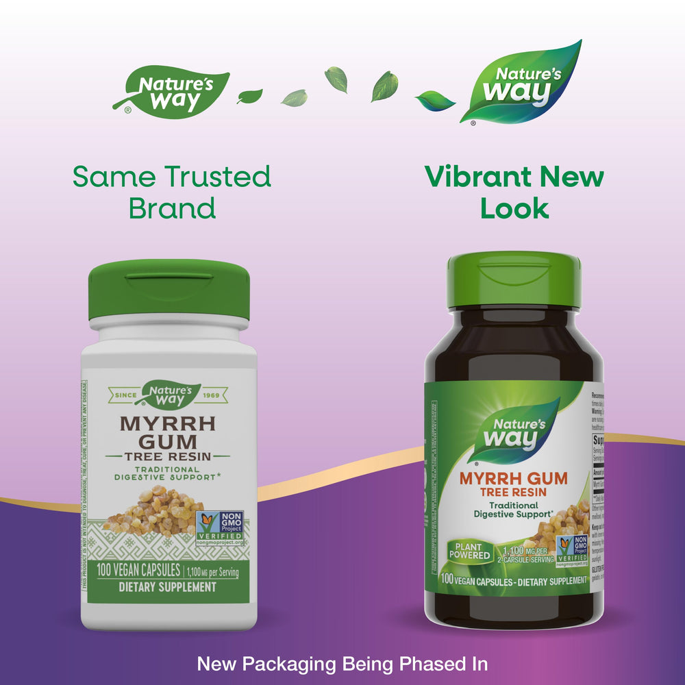 Nature's Way Myrrh Gum Tree Resin, Traditional Dige